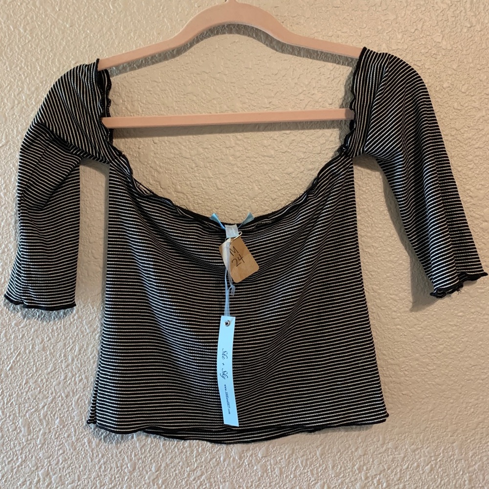 She and Sky crop top
